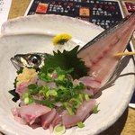 海鮮居酒屋 はなの舞 - 鯵のタタキ