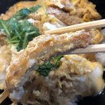 長沢ガーデン レストラン - カツ丼アップ