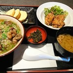 益正食堂 - 鶏ぼっかけ定食