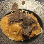 レンゲ - トラフグの白子の汁なし担々麺