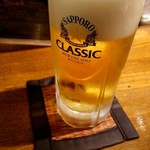 串カツバルスタイル HANA - 生ビール(クラシック)450円