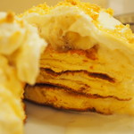 茶香 - 星（あかり）パンケーキの断面