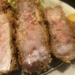 熟成豚 かわむら - 断面