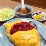 中華料理 七面鳥 - オムライス630円