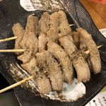 餃子 串処 でんでん - 白モツ焼き 旨し(^^)