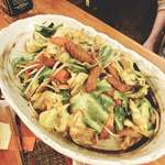 餃子 串処 でんでん - モツ炒め  (^^)