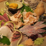 やなぎ澤 - お刺身盛り合わせ