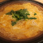 やなぎ澤 - 淡路の鱧と新玉葱の玉子とじ