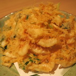 やなぎ澤 - 富山の白海老のかき揚げ