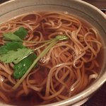 おざわ - かけ蕎麦です ミニマルで好き