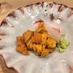 うを徳 - 羅臼馬糞雲丹＆淡路真鯛