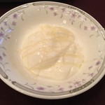 大川荘 - （朝食）会津ヨーグルトに会津はちみつがけ