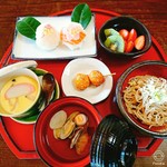 手打ちそば 縁庭 - 春のお祝い御膳。要予約。