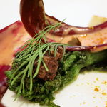 アルシミスト - 青森県 帆立　愛媛県 ブラッドオレンジ　蕗の薹