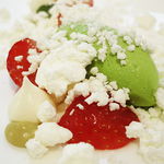 アルシミスト - 苺　ピスタチオ　ヨーグルト　白バルサミコ酢　春菊