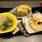 旬菜おばんざい とうたく - おばんざい三種