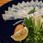 味ふく - お刺身(てっさ)です