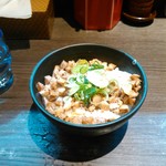 支那そばや - きざみチャーシューごはん