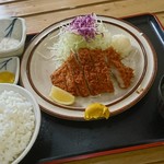 かつげん - 十勝池田町産黒豚モモカツ定食150グラム1,380円