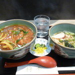 将平 - カツカレー丼＆ミニうどん