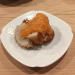 うを徳 - 京都 海老芋 + 青森 海鼠子（海鼠の卵巣）