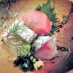 ランチのお造り３種盛り