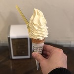 ジェラテリア アクオリーナ - マダガスカルバニラのジェラートソフト（630円）税込