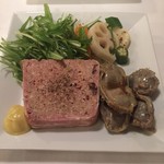 ル・マルカッサン - お肉のテリーヌとスナギモのコンフィー