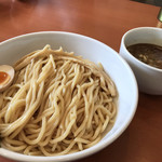四代目麺処 ゆうじ - 鶏白湯濃厚魚介つけめん(麺1.5倍）＠950円