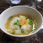 自家製麺 ら～めん かり屋 - お茶漬けの完成