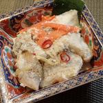 ひろせ商店 - 飯寿司(大羽)；一般的なﾐﾙﾌｨｰﾕ状では無く, 素材全部を混ぜ込んで漬けてあります(^^)b @2018/02/10