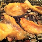ふぐ天神 - 焼きふぐ　焼き上がり