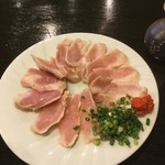 番丁庵 - 鶏のタタキ
