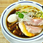 手打式超多加水麺 ののくら - '18.01特製中華そば(醤油)