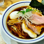 手打式超多加水麺 ののくら - '18.02特製中華そば(醤油)