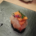 すし処 みや古分店 - 伊勢海老の昆布締め