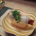 すし処 みや古分店 - 口子もち巻とだし大根