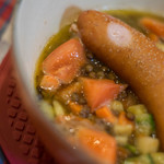 Bien - "香腸（ちやうづめ）と少扁豆（ひらまめ）の羹（あつもの）"、蕃茄（とまと）