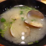 天ぷらめし 金子半之助  - しじみの味噌汁