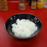 家系ラーメン 王道家 - 王道家 半ライス 60円