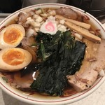 鳥人 - チャーシュー麺タマゴトッピングです