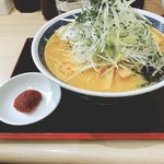 めんこう - 辛みそ大盛り850円
      ねぎトッピング100円