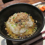 翡翠之庄 - 【自家製幻のエノハ茶漬け・香の物】