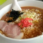 ラーメンの龍王 - 海老味噌ラーメン。