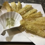 ダイニング 海の灯 - ウドの天ぷら