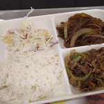 Bornga Express - 1801_Bornga Express LOTTE Shoppong Avenue_WOOSAMGYOP SET@45,000Rp(牛肉炒め、サムギョプサルセット)