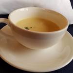 ル・ポットフー - 本日のスープ「安納芋のポタージュ」