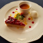 ル・ポットフー - 「クランベリーのタルト」「シャーベット」「カスタード・プディング」