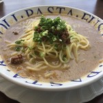 Kafe Do Suru - 驚きのスープパスタ！すりごまが決め手！美味すぎる（日替わりランチ）。