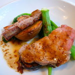 フレンチレストラン・プレジール - 山形より三元豚のフライパン焼きディジョン風＠Plaisir◎2008/9